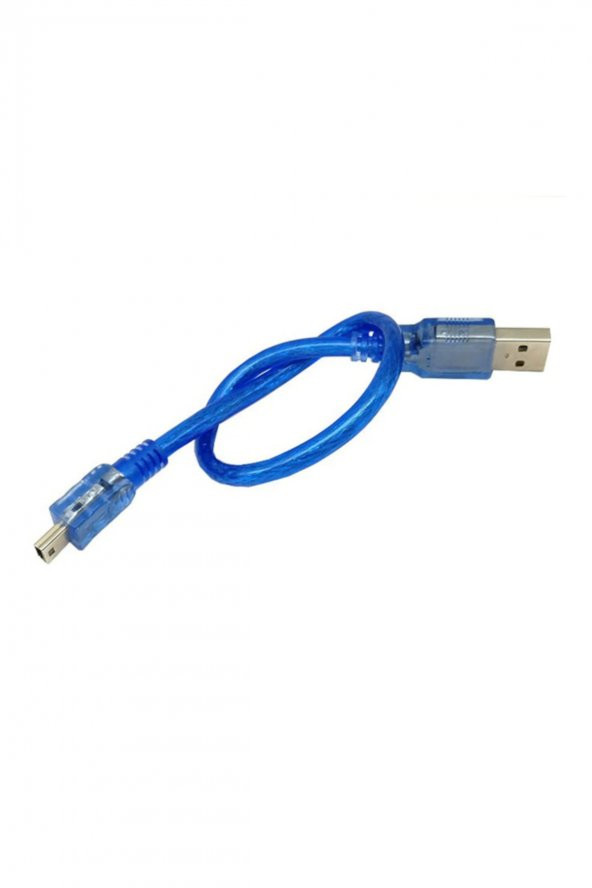 30cm Micro Usb Kablo Mavi 480 Mbps USB 2.0 Hot Swap - 7