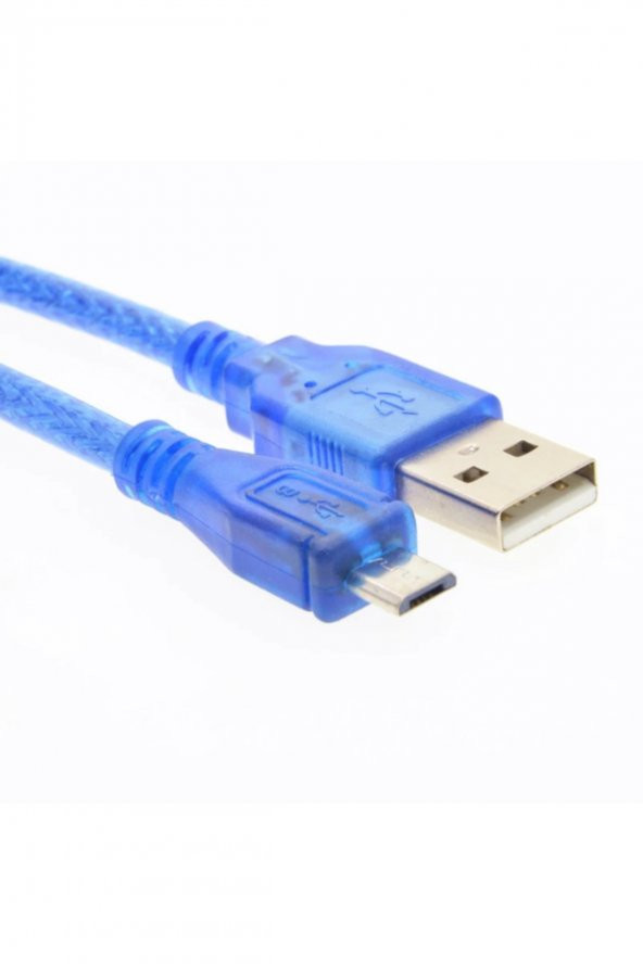 30cm Micro Usb Kablo Mavi 480 Mbps USB 2.0 Hot Swap - 8