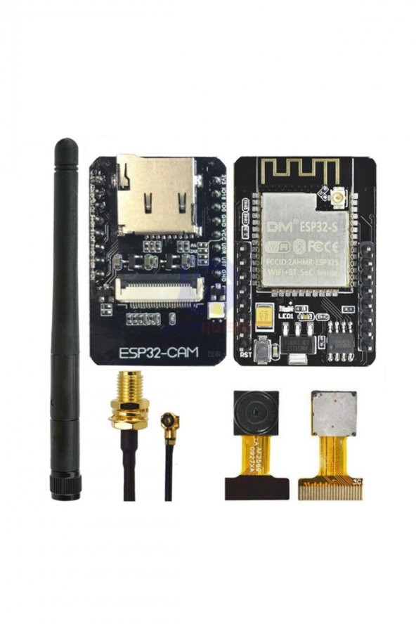 ESP32-CAM Kamera Wifi ve Bluetooth Modülü  iot Ipcam Video Kablos