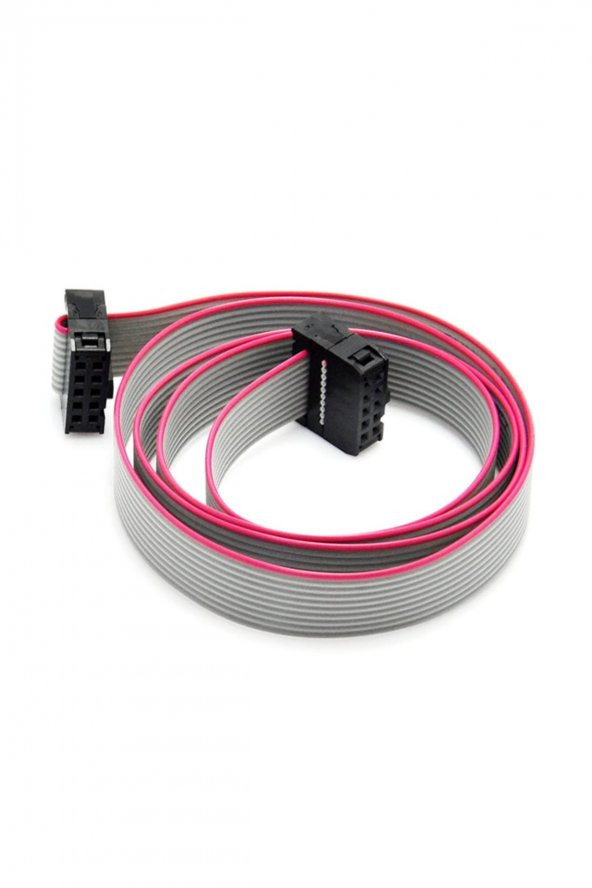 70cm 10 Pin IDC Flat Kablo Ribbon ISP AVR ARM SWD JTAG Programlam - 5