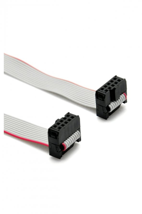 70cm 10 Pin IDC Flat Kablo Ribbon ISP AVR ARM SWD JTAG Programlam - 6