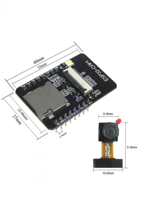 ESP32-CAM Kamera Wifi ve Bluetooth Modülü  iot Ipcam Video Kablos - 8
