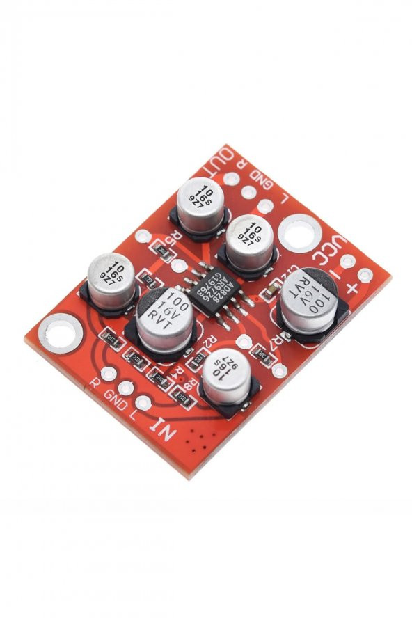 AD828 PreAmp Modül Ses Yükseltici Amfi  Stereo Mikrofon Gitar Enstrüman Ses Video Sinyal Ön - 5