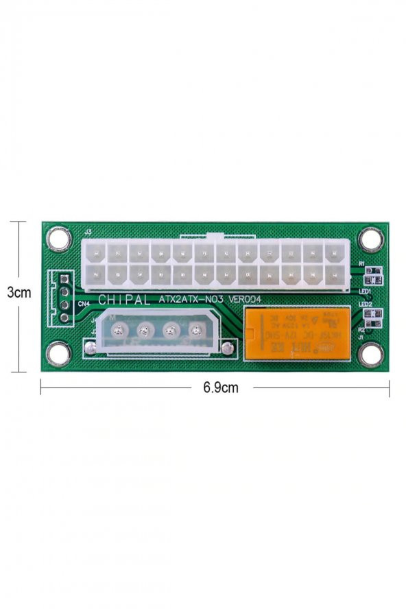 24 Pin to 4 Pin 2 ATX Güç Kaynağı Birleştirici  2 Power Supply ( Psu ) Güç Kaynağı Birleştirici - 8