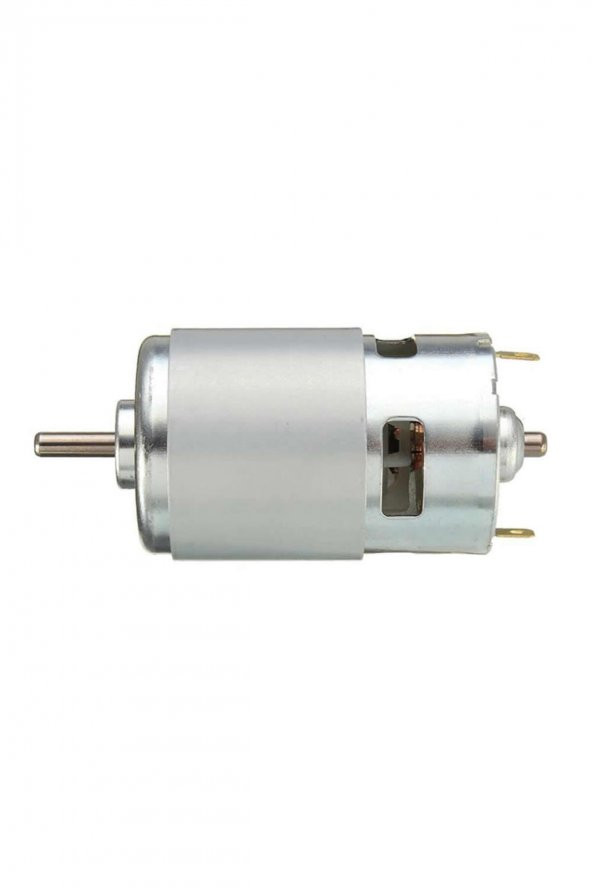 RS775 DC Motor 24V 15000Rpm  Yüksek Hız Tork Çift Bilyalı Rulman Matkap Torna CNC Router Motor - 2