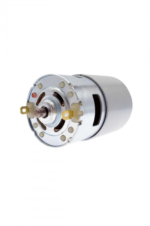 RS775 DC Motor 24V 15000Rpm  Yüksek Hız Tork Çift Bilyalı Rulman Matkap Torna CNC Router Motor - 5