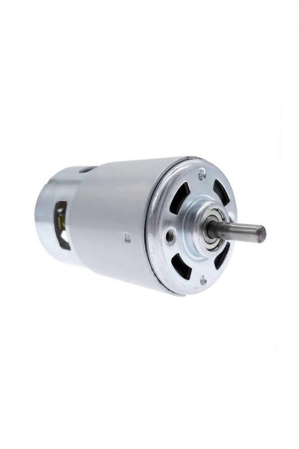 RS775 DC Motor 24V 15000Rpm  Yüksek Hız Tork Çift Bilyalı Rulman Matkap Torna CNC Router Motor - 7