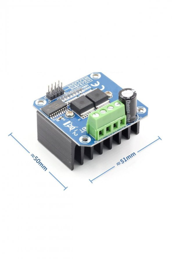 24V 40A Çift BTS7960B DC Motor Sürücü Modül  Pwm H Köprü Yüksek Akım 43A Büyük Soğutucu Selenoid