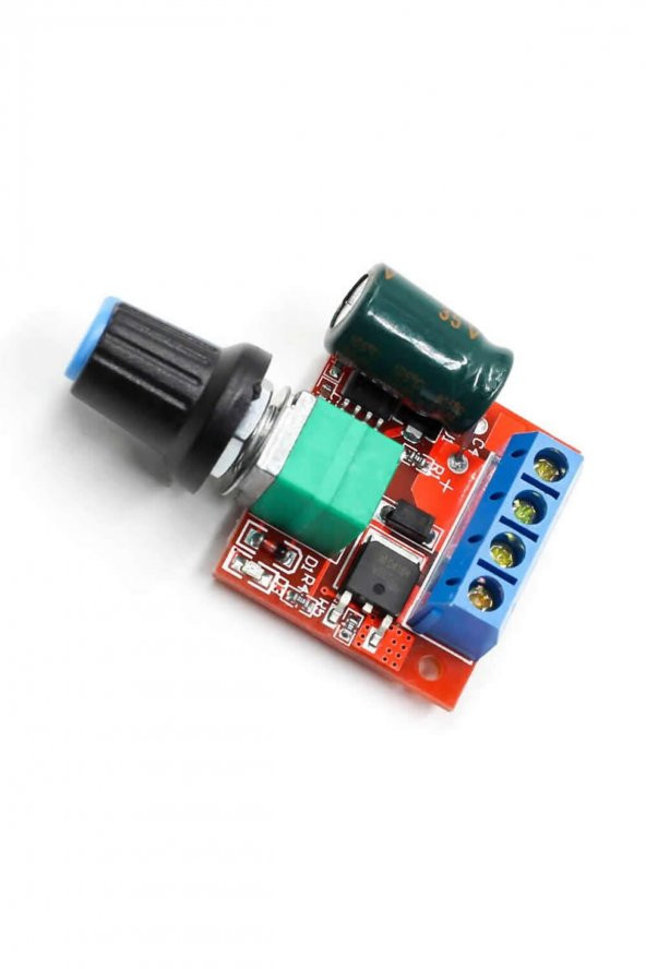 5V / 35V 5A Mini DC Motor Sürücü Hız Kontrol Devresi  0-100 Pot Kontrollü Pwm DC Led Dimmer - 3