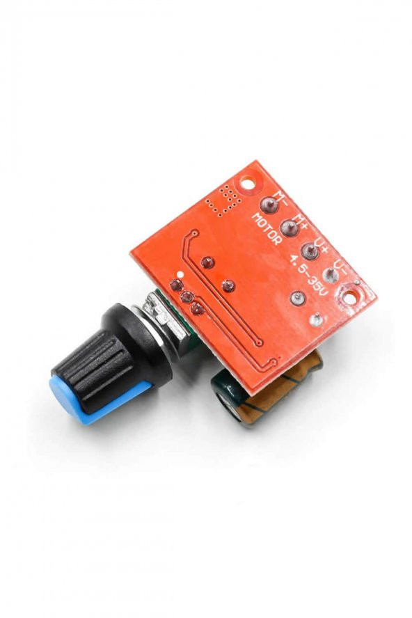 5V / 35V 5A Mini DC Motor Sürücü Hız Kontrol Devresi  0-100 Pot Kontrollü Pwm DC Led Dimmer - 8