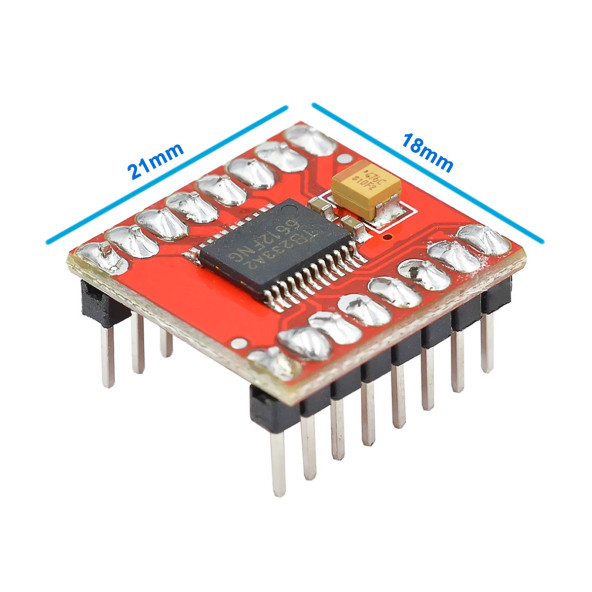 Toshiba TB6612FNG Çift Dc Motor Sürücü Modül DC 13V 1.2A Mini Dual Pwm Hız Kontrol Robot Oyuncak Araba Sumo - 4