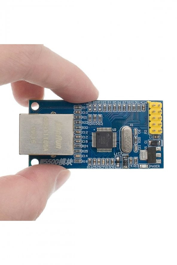 Wiznet W5500 Ethernet Modül  5V SPI TCP/IP UDP Network Ağ Lan Haberleşme - 2