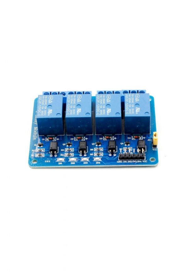 4 Kanal 12V Röle Modül  AC 250V 10A  Optokuplör İzolasyon - 4
