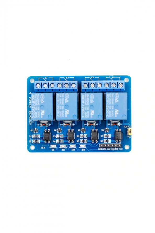 4 Kanal 12V Röle Modül  AC 250V 10A  Optokuplör İzolasyon - 6