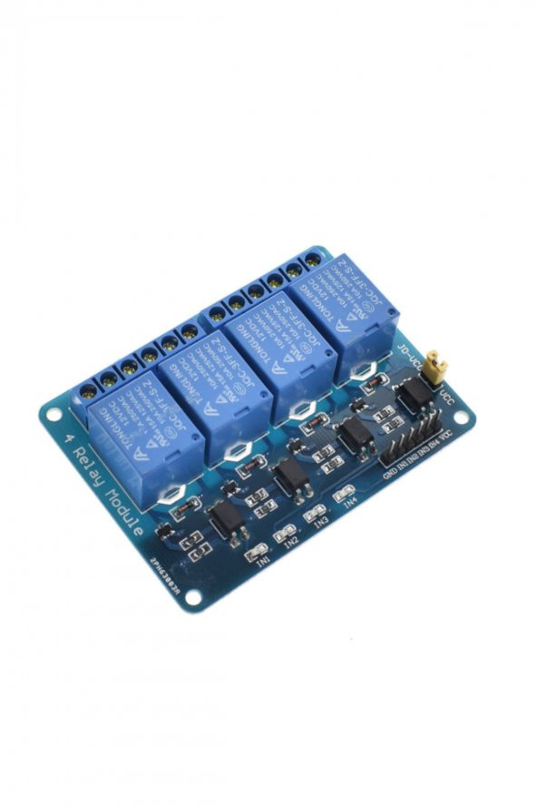 4 Kanal 12V Röle Modül  AC 250V 10A  Optokuplör İzolasyon - 7