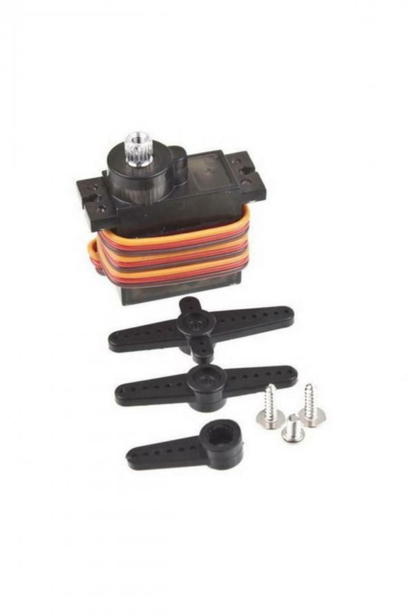 5V MG90S Metal Dişli Servo Motor 180 Derece Dişli Kol Seti 2kg/cm - 6
