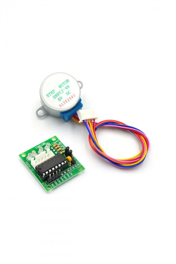 5V Step Motor 28BYJ-48 ve ULN2003A Sürücü Kartı - Resim 7