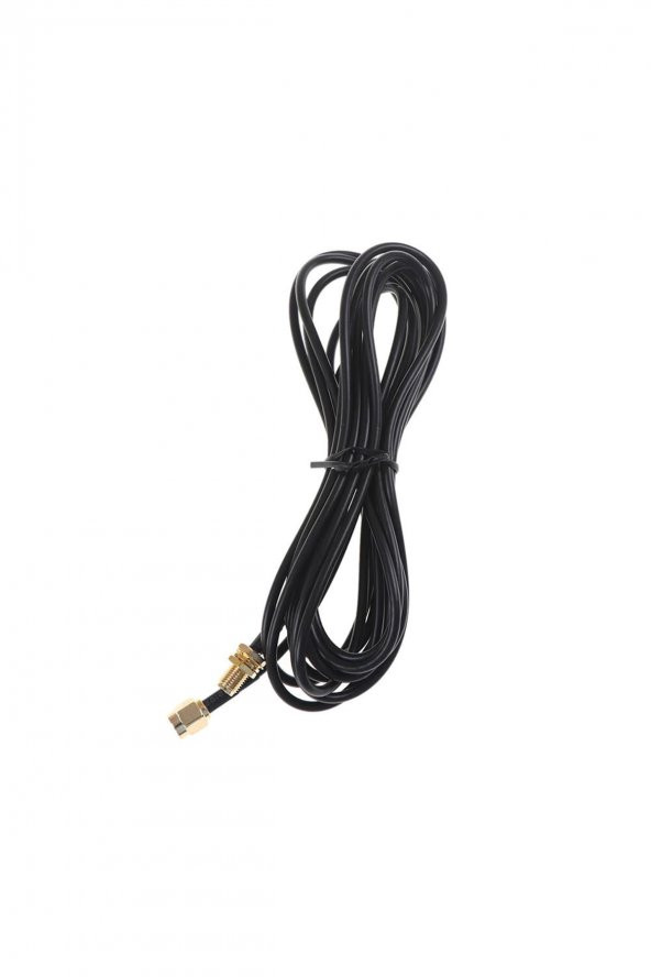 RG174 50 ohm Koaksiyel SMA Erkek Dişi 5 Metre Kablo  RF Sinyal Uzatma Kablosu 0-6Ghz Koeksiyel Wifi - 7
