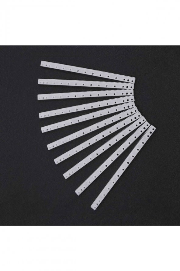 Uzun Plastik Kremayer Dişli Rack Gear Oyuncak Robot Araba 0.5mm - 7