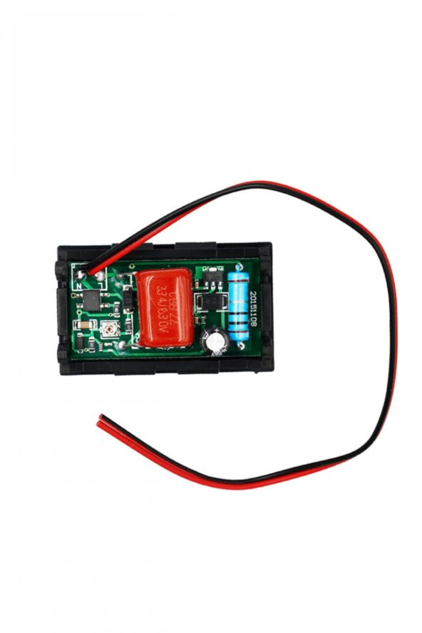 0.56 AC 70-500V Dijital Kırmızı Voltmetre İki Telli Panel Tip - 3