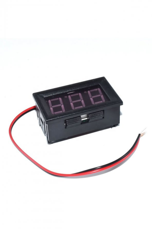 0.56 AC 70-500V Dijital Kırmızı Voltmetre İki Telli Panel Tip - 5