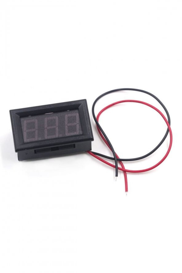 0.56 AC 70-500V Dijital Kırmızı Voltmetre İki Telli Panel Tip - 6
