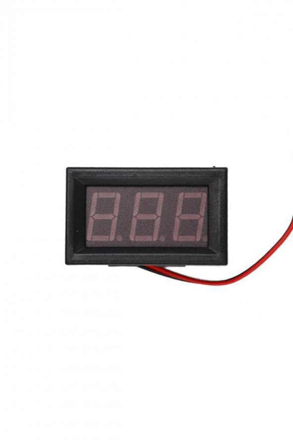 0.56 AC 70-500V Dijital Kırmızı Voltmetre İki Telli Panel Tip - 8