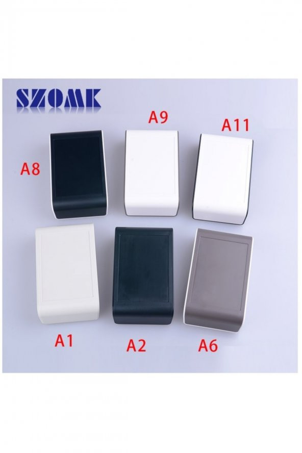 AK-S-03 Plastik Kutu A11 ( Siyah-Beyaz ) Elektronik Devre Kutusu - 3