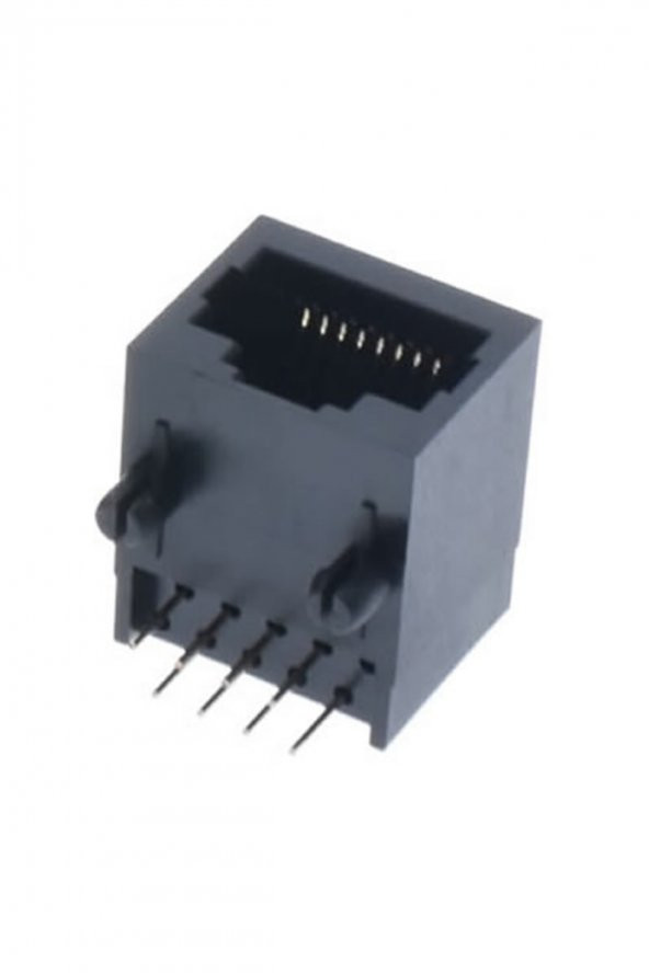 8P8C Plastik RJ45 Soket Ethernet Bağlantı Soketi 8 Pin Pcb Montaj - 2