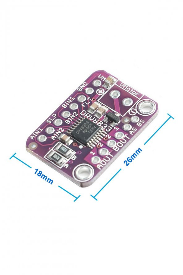 DRV8833 Step Motor Sürücü Modül  DC 10V 1.2A PWM Çift H Köprü 2 Dc Motor 3D Yazıcı Robot CNC Çizgi