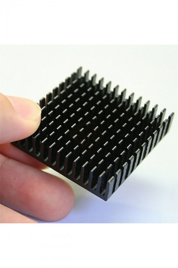 Aluminyum Soğutucu 4x4cm   40x40mm 143 Kanat Pasif Radyatör Peltier Led Elektronik Devre Entegre Vga Ram Memory - 2
