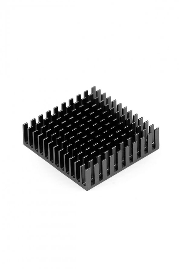 Aluminyum Soğutucu 4x4cm   40x40mm 143 Kanat Pasif Radyatör Peltier Led Elektronik Devre Entegre Vga Ram Memory - 4