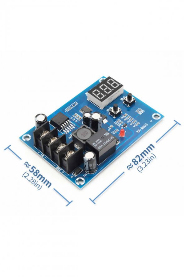 XH-M603 Akü Şarj Kontrol Kartı  XH-M603 Batarya Akü Şarj Kontrol Devresi 12V 24V Kurşun Asit Jel - 2