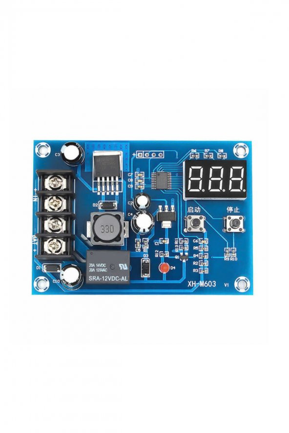 XH-M603 Akü Şarj Kontrol Kartı  XH-M603 Batarya Akü Şarj Kontrol Devresi 12V 24V Kurşun Asit Jel - 3