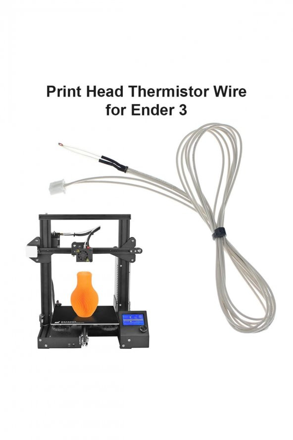 100cm Kablolu 100K NTC Cam Termistör Sıcaklık Sensörü 3D Yazıcı - Resim 7