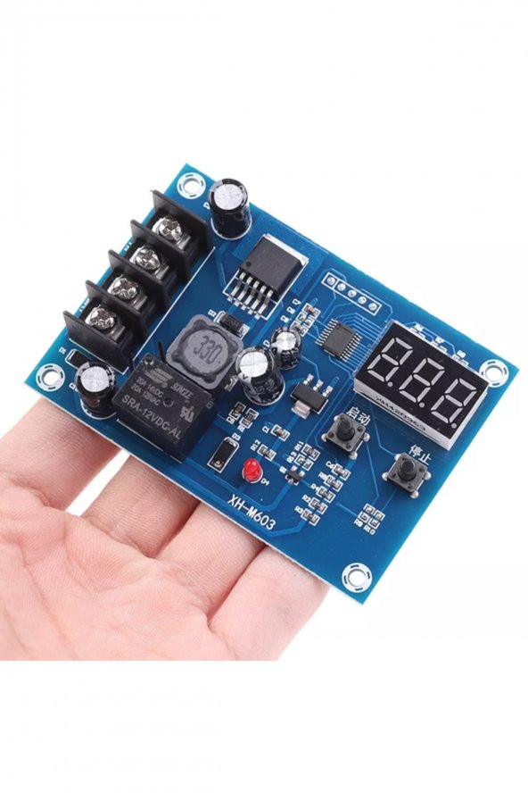 XH-M603 Akü Şarj Kontrol Kartı  XH-M603 Batarya Akü Şarj Kontrol Devresi 12V 24V Kurşun Asit Jel - 5