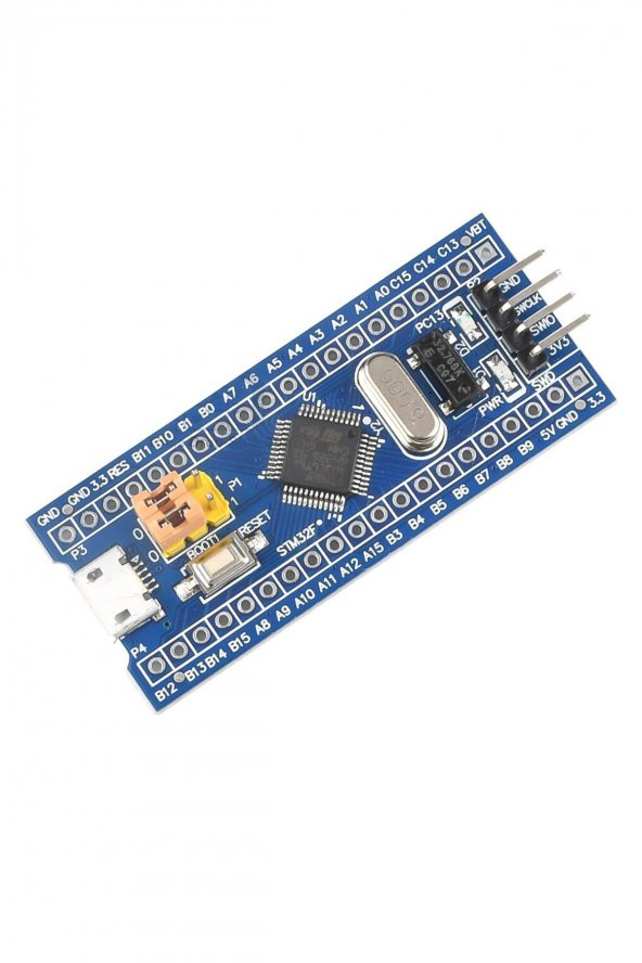 STM32F103C6T6 ARM Cortex M3 Bluepill 72Mhz Cpu 32K Flash TQFP48 USB CAN Minimum Sistem Geliştirme Kartı - 4