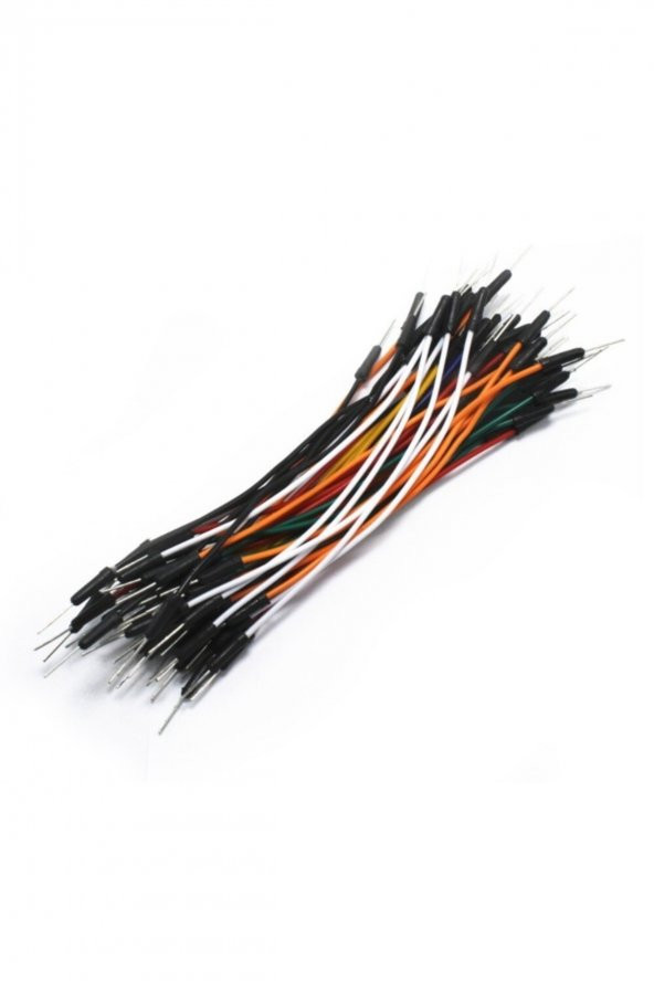 65li Erkek-Erkek Breadboard Jumper Kablo Seti Esnek 65 Adet - 6