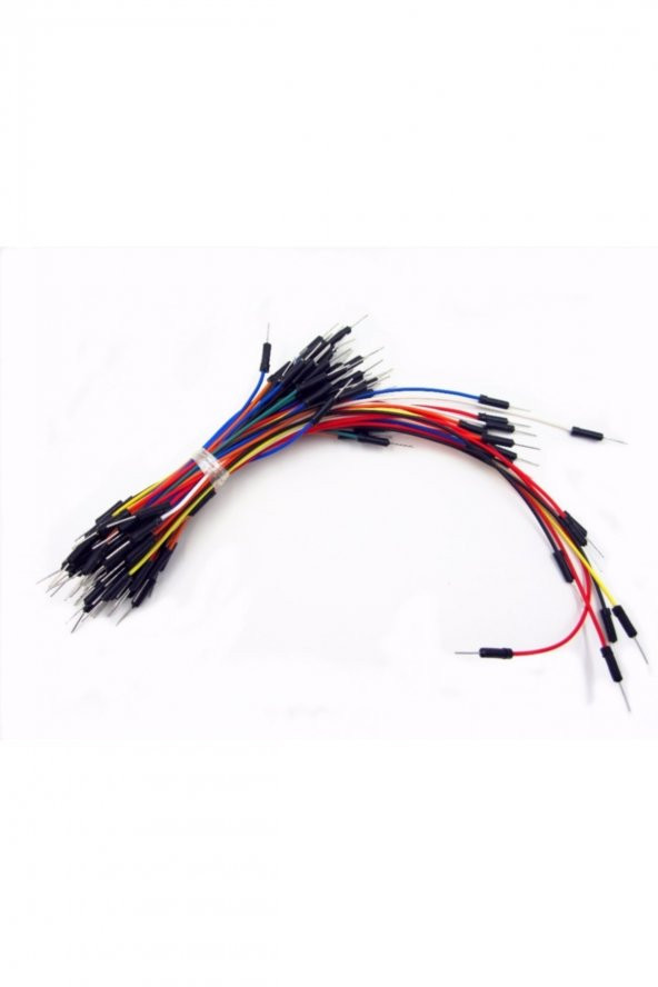 65li Erkek-Erkek Breadboard Jumper Kablo Seti Esnek 65 Adet - 7