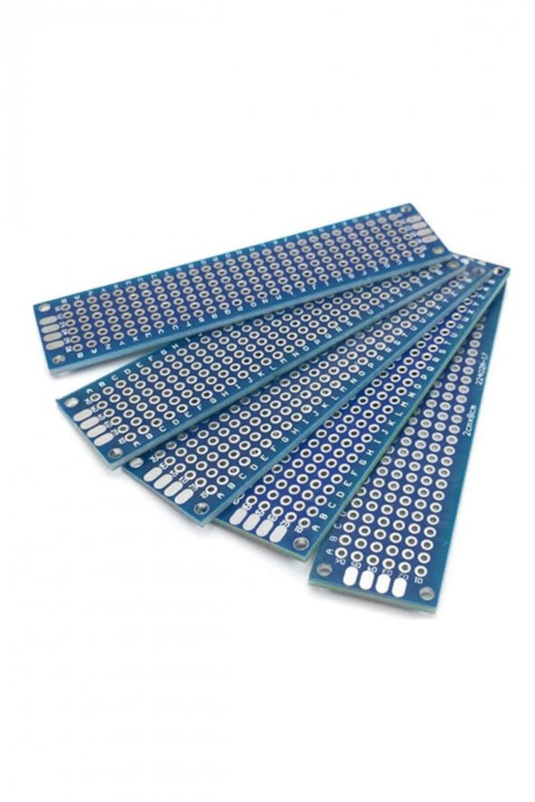 2x8cm 06X28 Proto Pcb  Pertinaks Elektronik Devre Prototip Deney Kartı Delikli Plaket FR4 Kaliteli Pcb - 5
