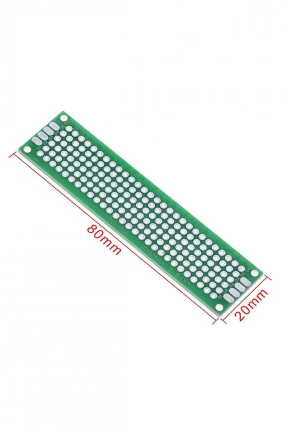 2x8cm 06X28 Proto Pcb  Pertinaks Elektronik Devre Prototip Deney Kartı Delikli Plaket FR4 Kaliteli Pcb - 8