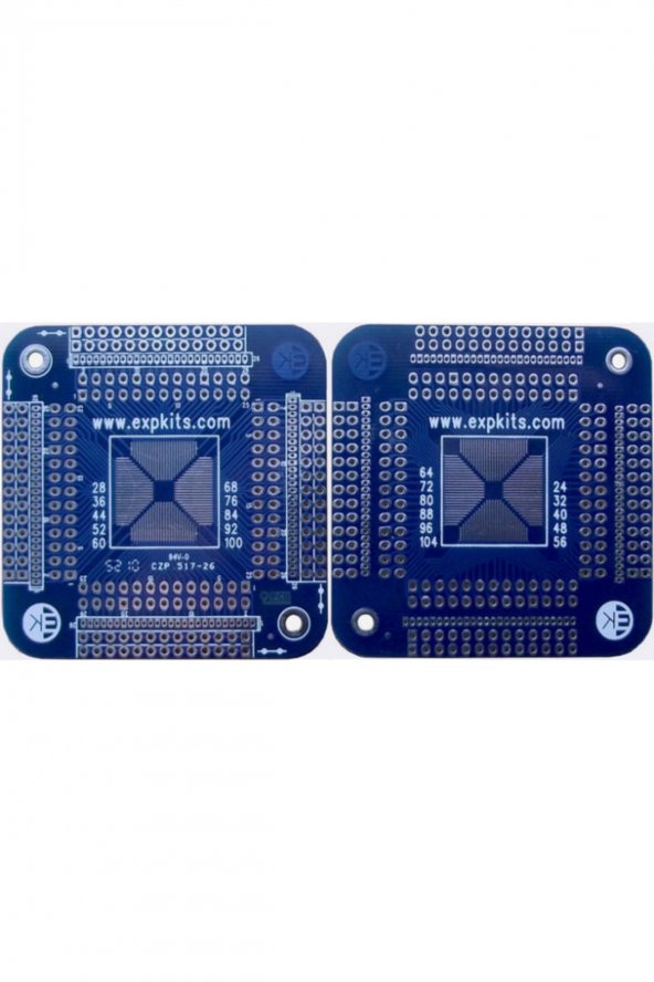 0.5mm Uni. TQFP to DIP Çevirici PCB Smd Dip Proto Pertenaks Devre