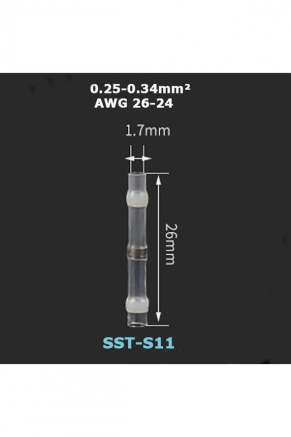 SST-S11 Lehim Halkalı Daralan Makaron Seti Yapışkan Mühür - 8