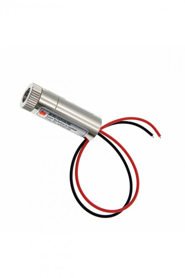 Nokta Lazer Modül Kırmızı 5mW 650nm Lens Odak Ayarı 12mm Çap - 6