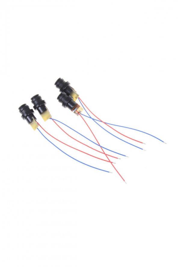 Kablolu Kırmızı Nokta Lazer Modül Plastik Kafa 5mW 650nm 3V 5V 6mm 15 Metre Mesafe Lazer Diyot Modül - 4