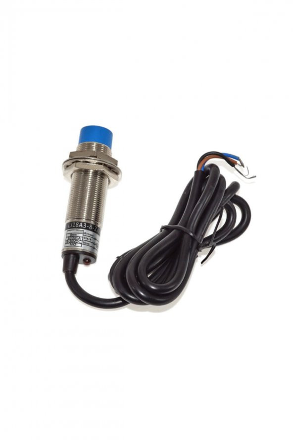 LJ18A3-8-Z/BX Endüktif Mesafe Sensörü NPN NO 8mm Metal Algılayıcı Temassız Proximity 3 Telli DC 6-3V - 5