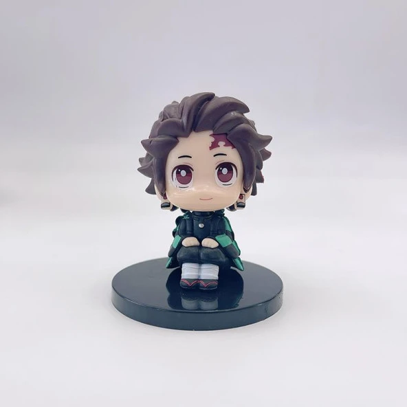 Anime Demon Slayer Tanjiro Kamado 7 cm Karakter Figür Oyuncak Biblo