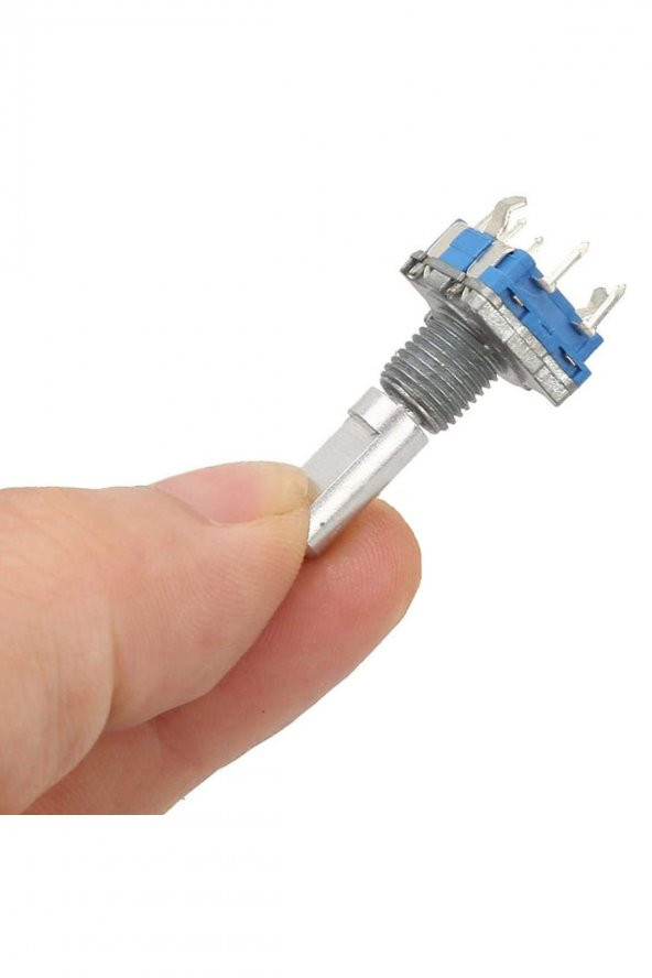 EC11 Rotary Encoder Butonlu 20 Adım Pwm 360 Derece Döner Butonlu Dijital Potansiyometre Menu Motor - 2
