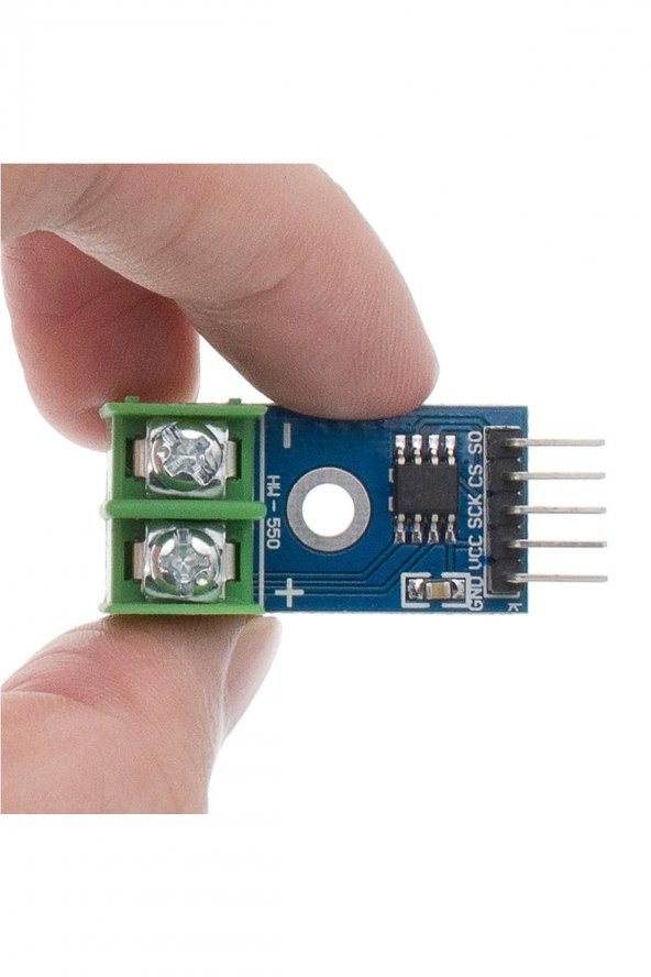 MAX6675 Modül + K Tip Termokupl - Sıcaklık Isı Sensörü -20C +85C - 2
