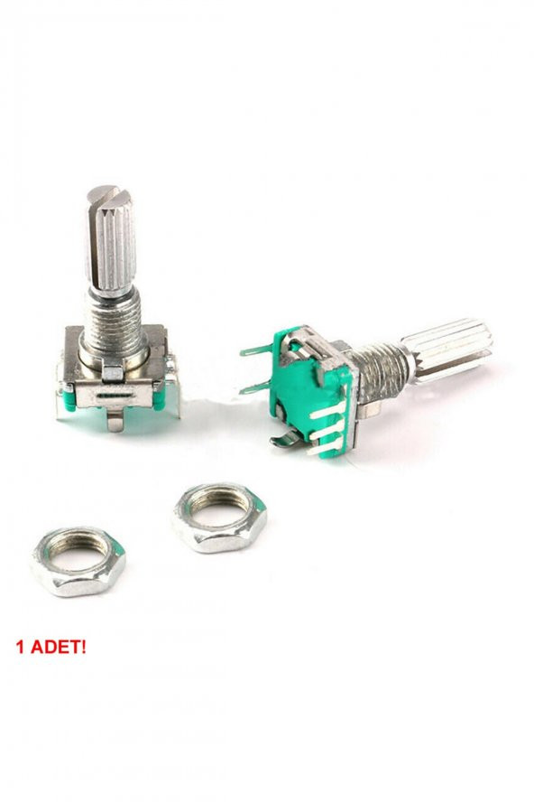 EC11 Rotary Encoder Butonlu 20 Adım Pwm 360 Derece Döner Butonlu Dijital Potansiyometre Menu Motor - 5
